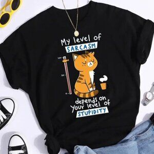 Ring Cat with Motion Meme - Funny Cat Shirt, Parody Tees